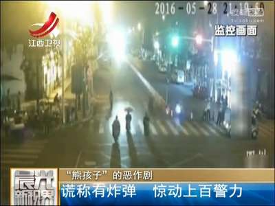 [视频]“熊孩子”的恶作剧：谎称有炸弹 惊动上百警力