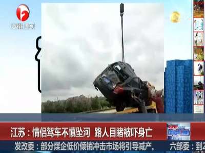 [视频]情侣驾车不慎坠河 路人目睹竟被吓身亡