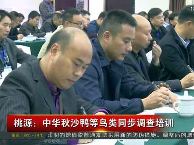 桃源：中华秋沙鸭等鸟类同步调查培训