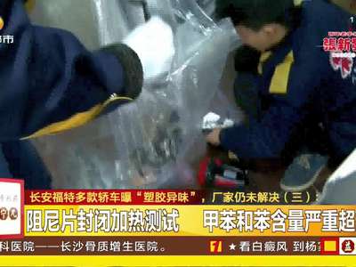 长安福特多款轿车曝“塑胶异味” 厂家仍未解决