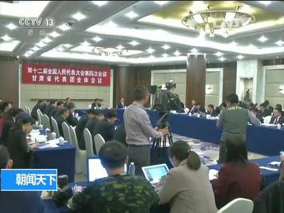 [视频]聚焦两会 见证履职·开放时间 甘肃团：脱贫攻坚不拖后腿