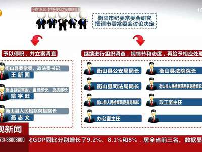 衡山县部分领导换届考察期间违规聚餐被严肃查处