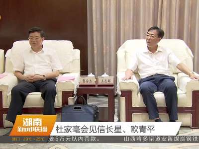 杜家毫会见信长星、欧青平