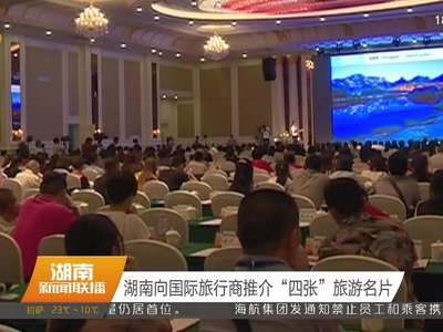 湖南向国际旅行商推介“四张”旅游名片