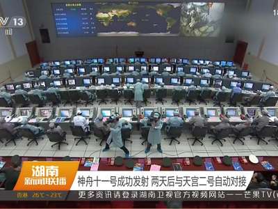 神舟十一号成功发射 两天后与天宫二号自动对接