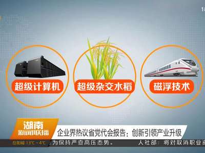 企业界热议省党代会报告：创新引领产业升级