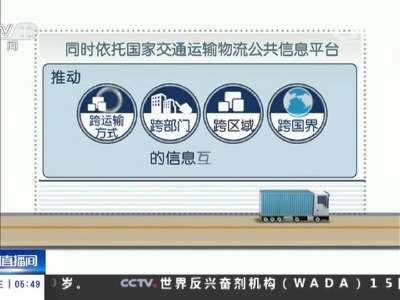 [视频]交通运输部：将在五大领域促物流业降本增效