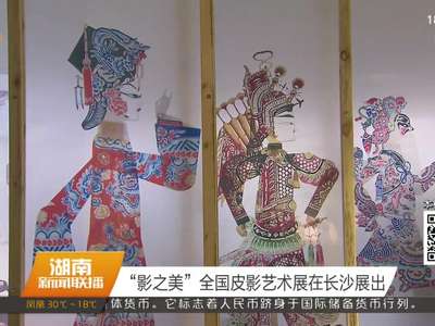“影之美”全国皮影艺术展在长沙展出