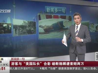 [视频]游客与“美国队长”合影 碰断胳膊遭索赔两万