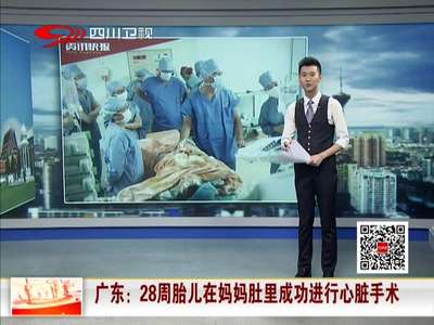 [视频]广东：28周胎儿在妈妈肚里成功进行心脏手术