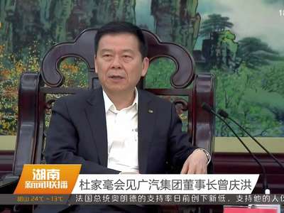 杜家毫会见广汽集团董事长曾庆洪