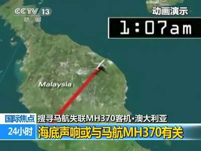 [视频]科研人员捕获海底声响 或与MH370有关