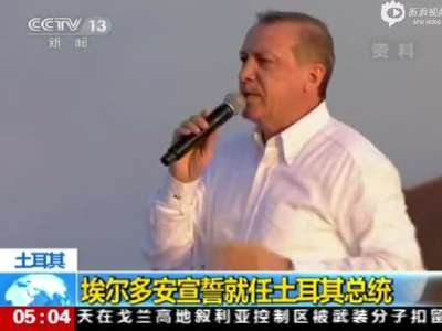 [视频]埃尔多安就任土耳其总统 称确保国家生存和独立