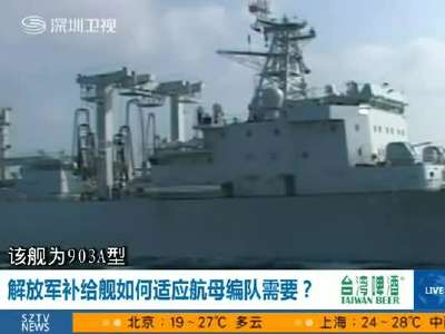 [视频]中国4万吨级巨舰曝光 助国产航母远航