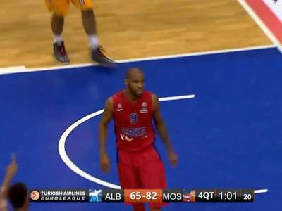 欧篮第一轮首日最佳扣篮 詹姆斯吉斯特空中接